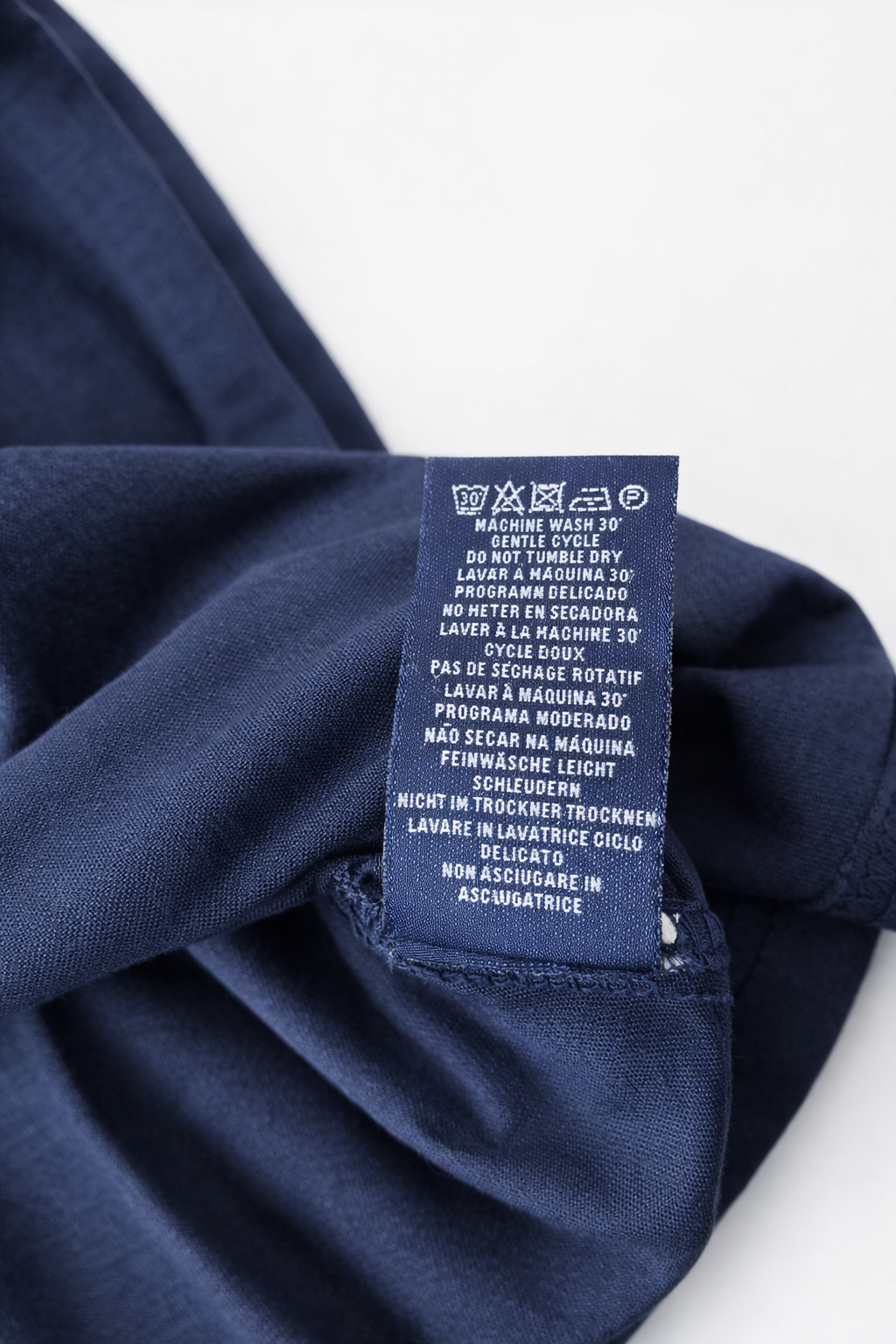 T-shirt Hugo Boss Azul-Escuro - Logo Bordado | Original