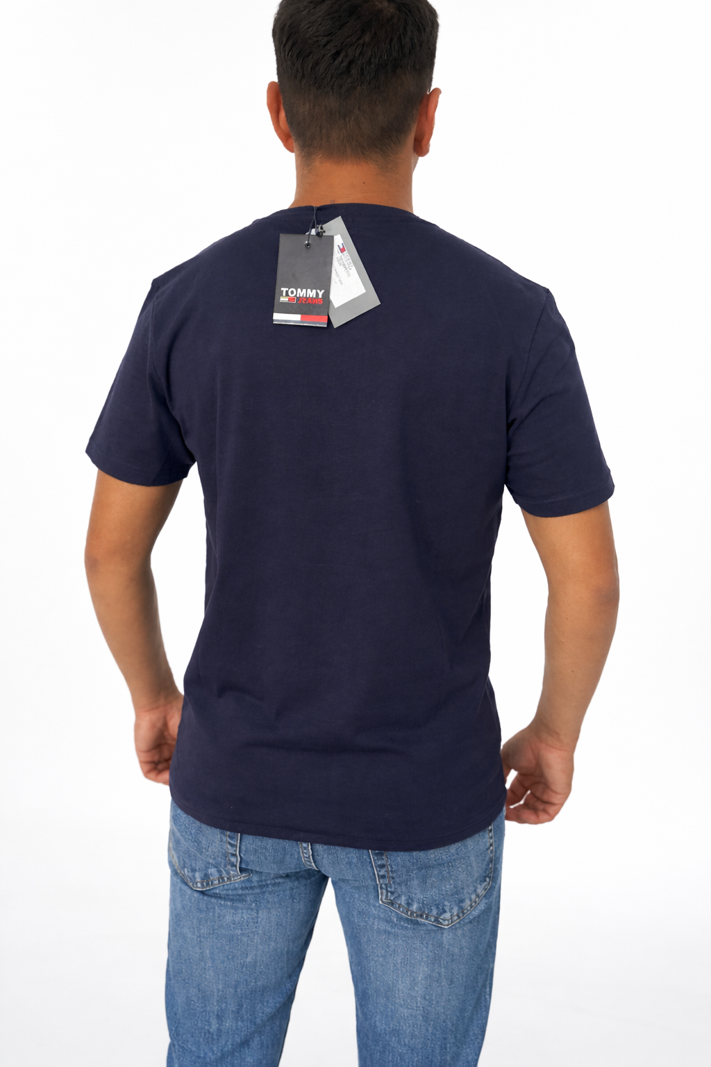 T-shirt Tommy Hilfiger Azul Escuro - Logo Bordado | Original