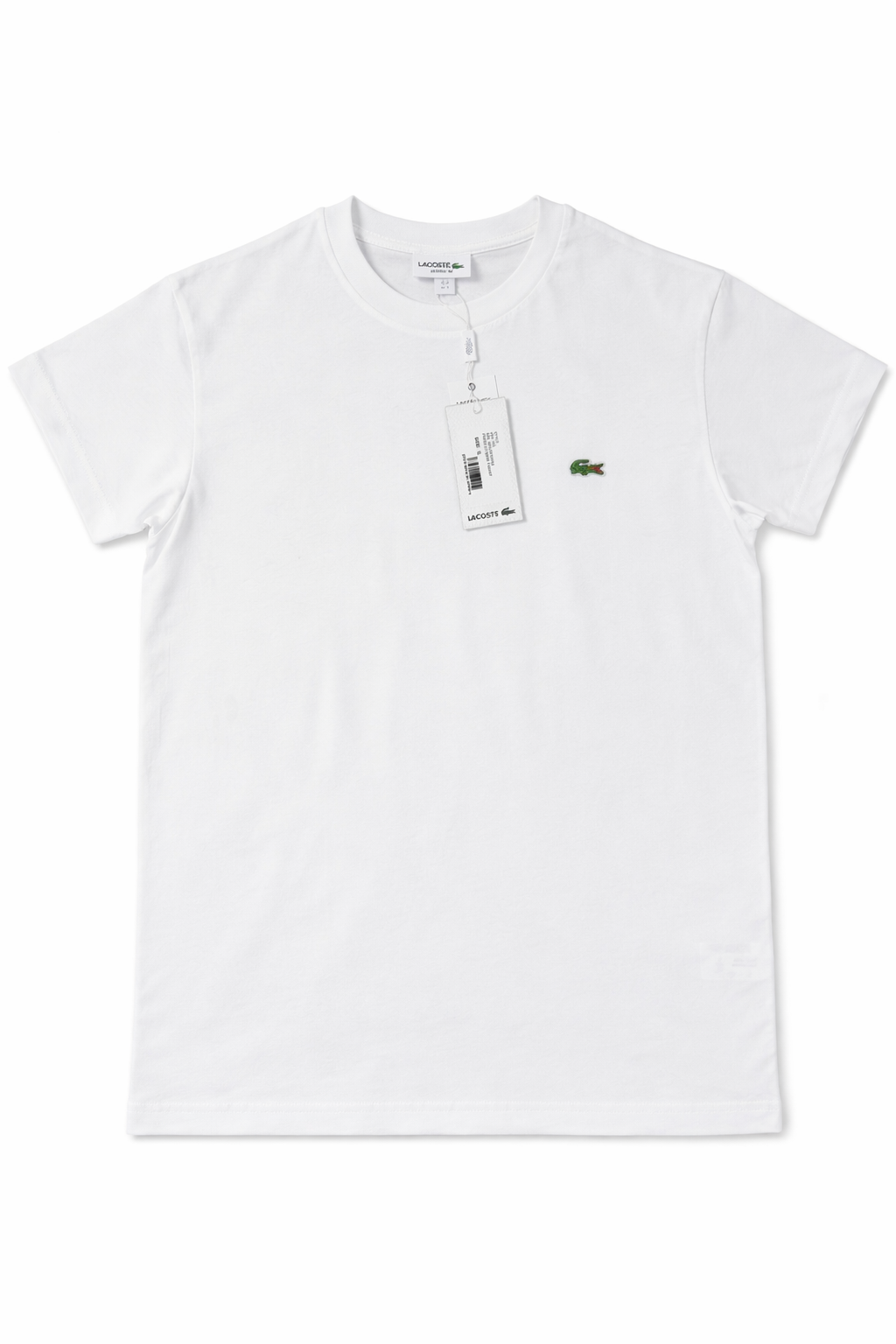 T-shirt Lacoste Branca Classic Fit - Original com Logo Bordado