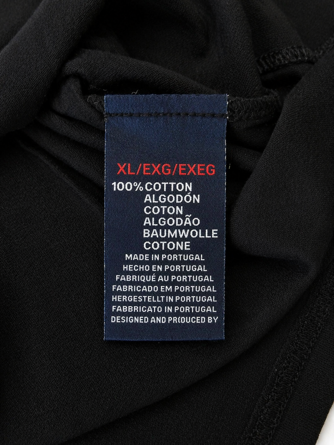 T-shirt Hugo Boss Preta - Logo Bordado | Original