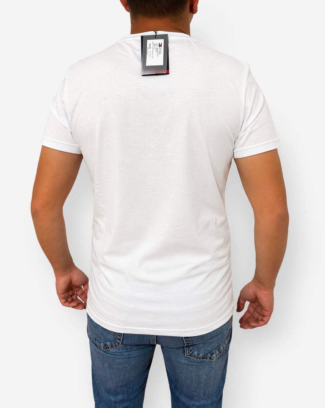 T-shirt Tommy Hilfiger Branca - Logo Bordado | Original