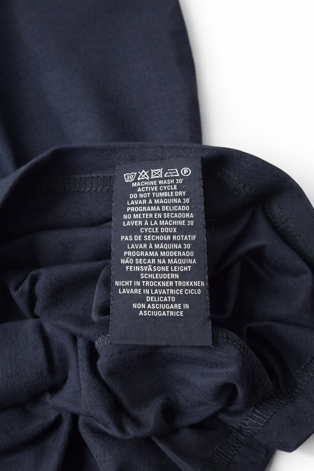 T-shirt Tommy Hilfiger Azul Escuro - Logo Bordado | Original
